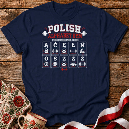 Polish Alphabet Gym Unisex T-Shirt