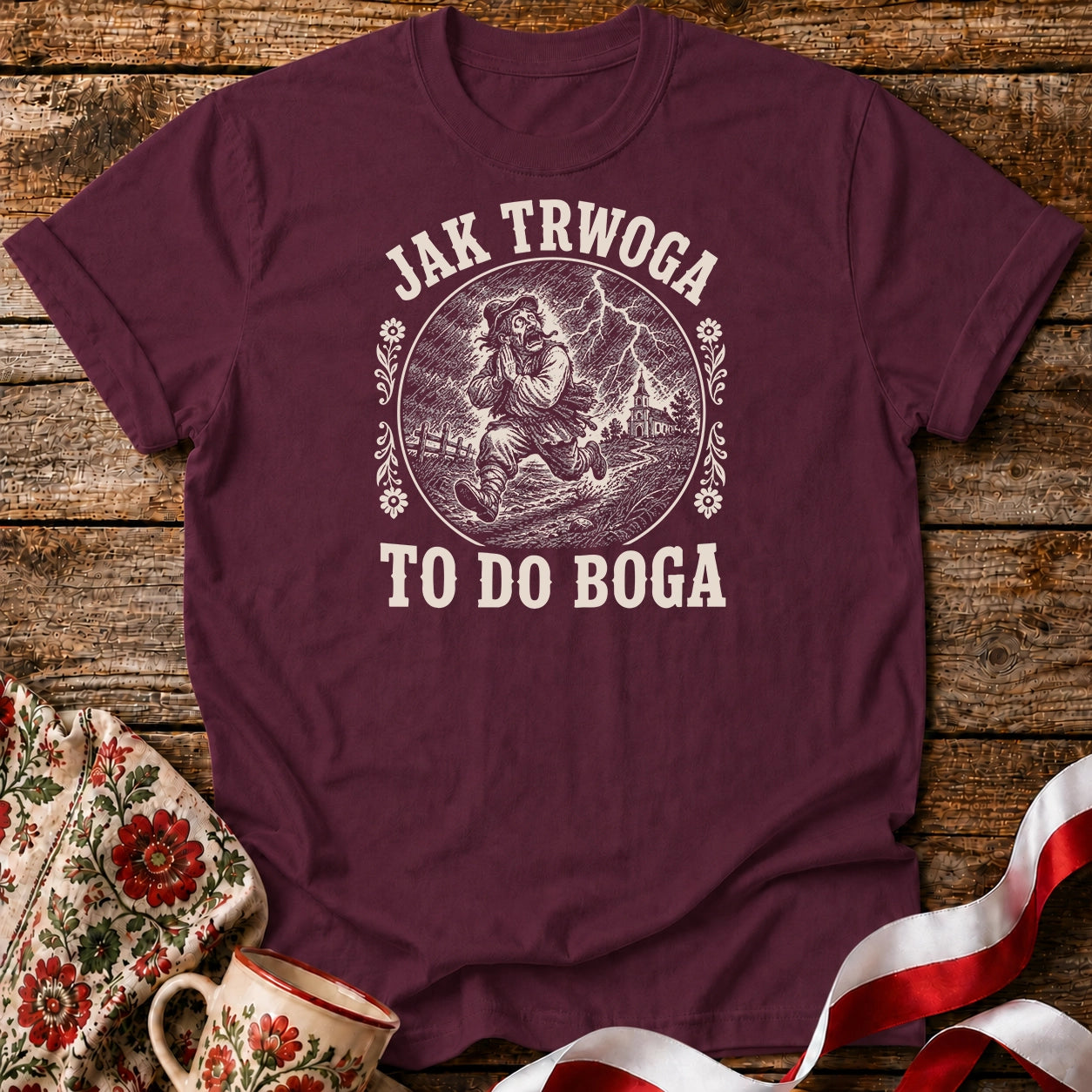 Jak Trwoga Do Boga Unisex T-Shirt