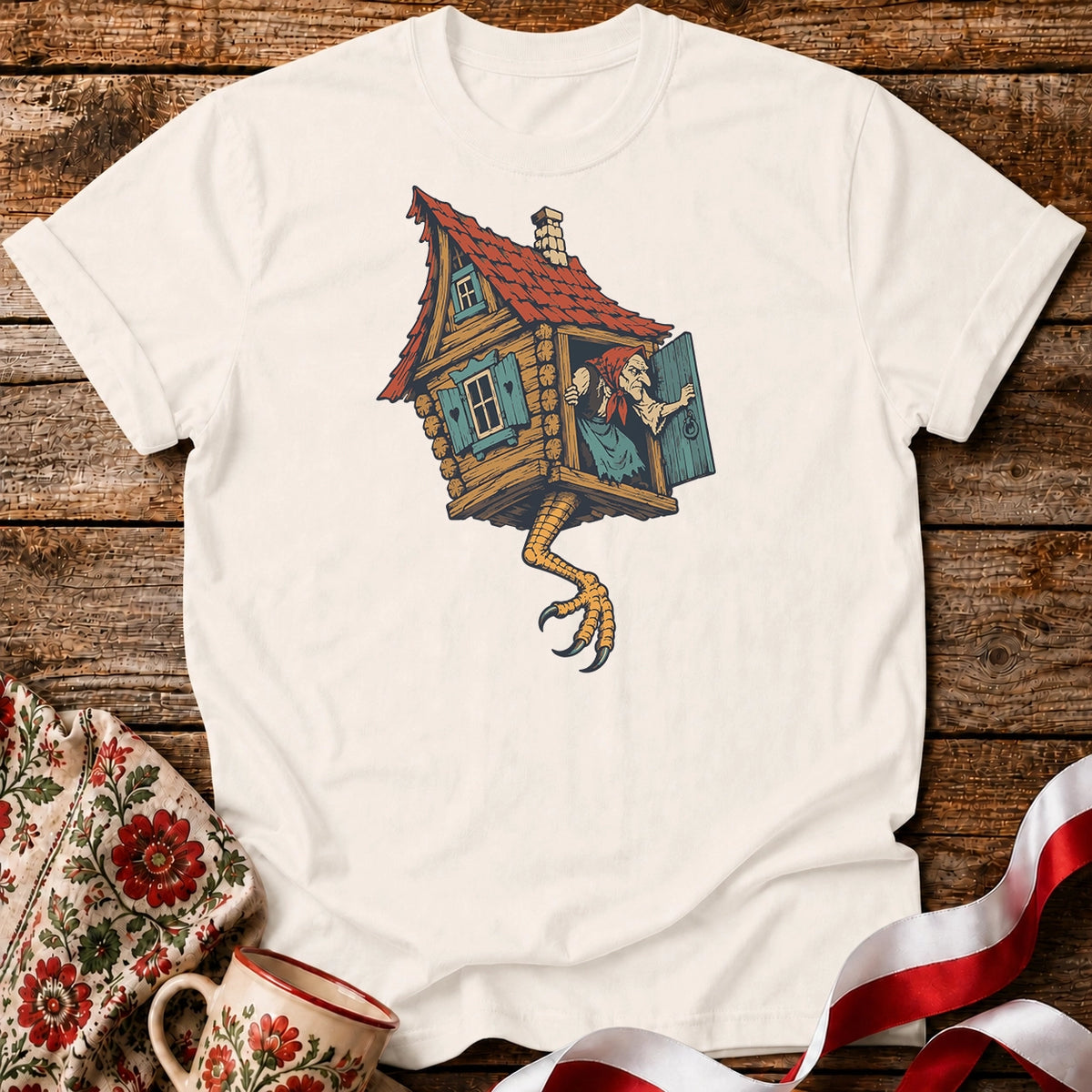 Baba Jaga Chicken Leg Hut Unisex T-Shirt
