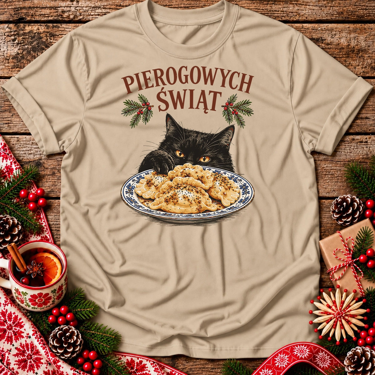 Pierogowych Świąt Unisex T-Shirt