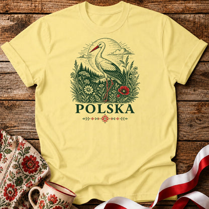 Polska Bocian Unisex T-Shirt