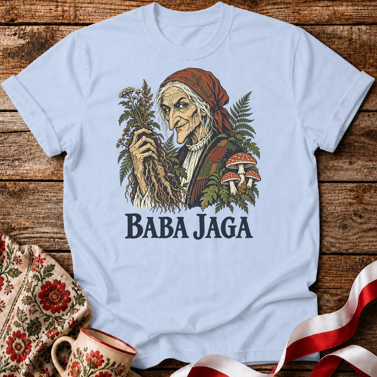 Baba Jaga Herbal Witch Unisex T-Shirt