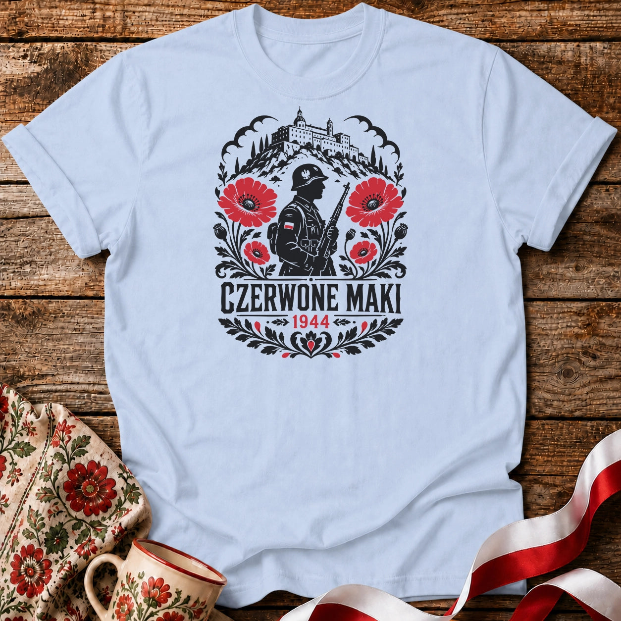 Czerwone Maki 1944 Unisex T-Shirt