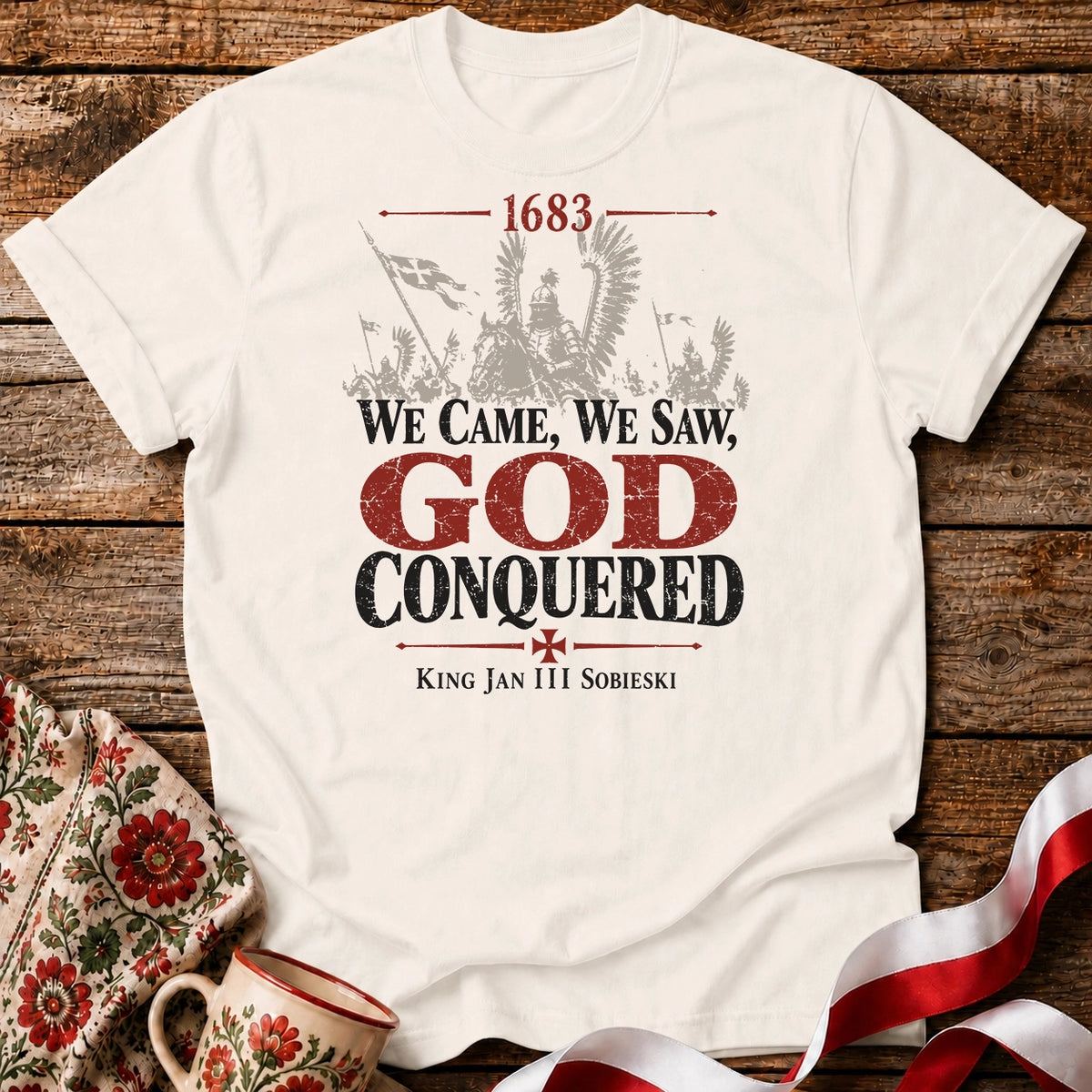 1683 God Conquered Charge Unisex T-Shirt