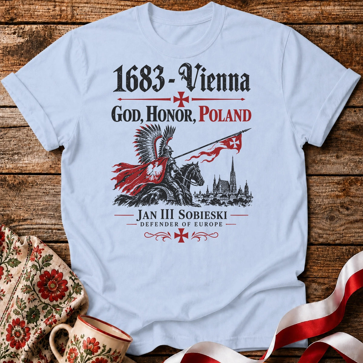1683 God Honor Poland Unisex T-shirt