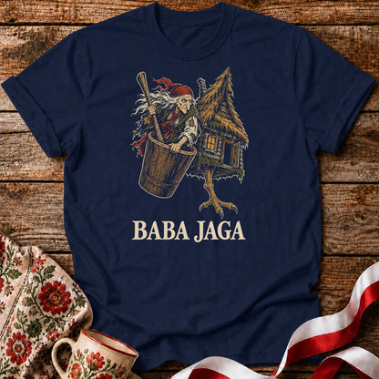 Baba Jaga Flying Hut Unisex T-Shirt