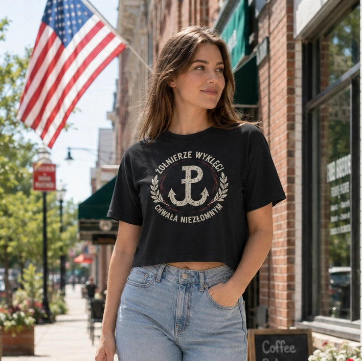 Żołnierze Wyklęci Women’s Heavyweight Boxy Tee