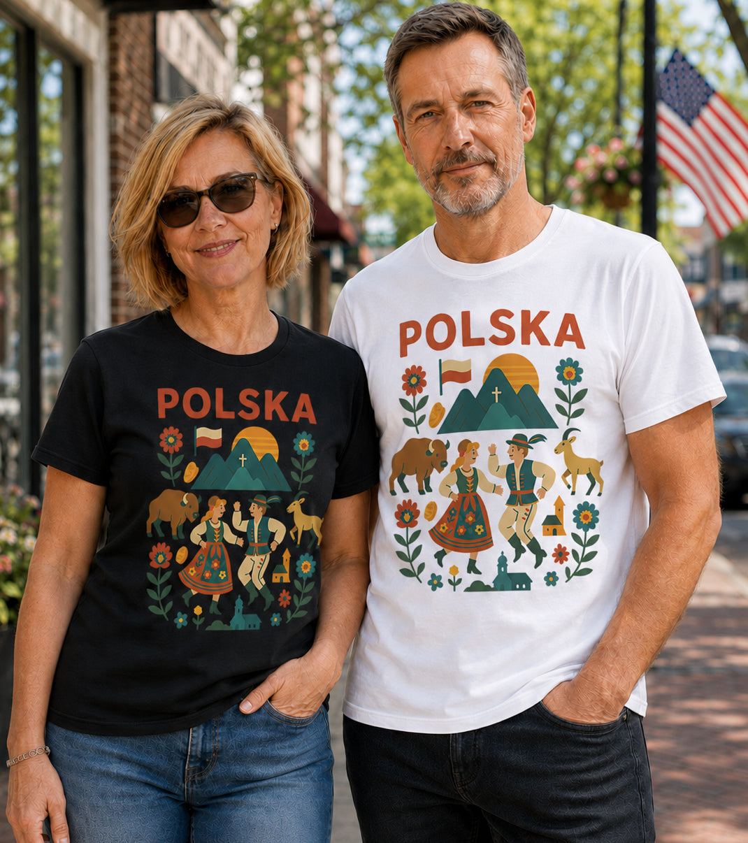 Polska Folk Dance Unisex T-Shirt