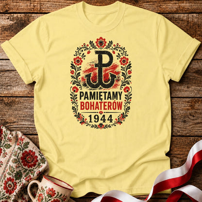 Pamiętamy Bohaterów Folk Unisex T-Shirt