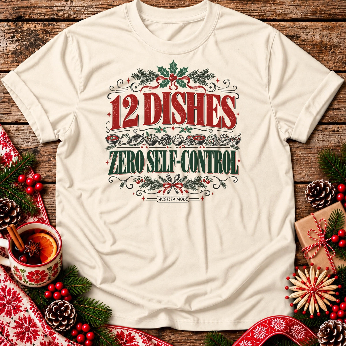 12 Dishes, Zero Self-Control Unisex T-Shirt