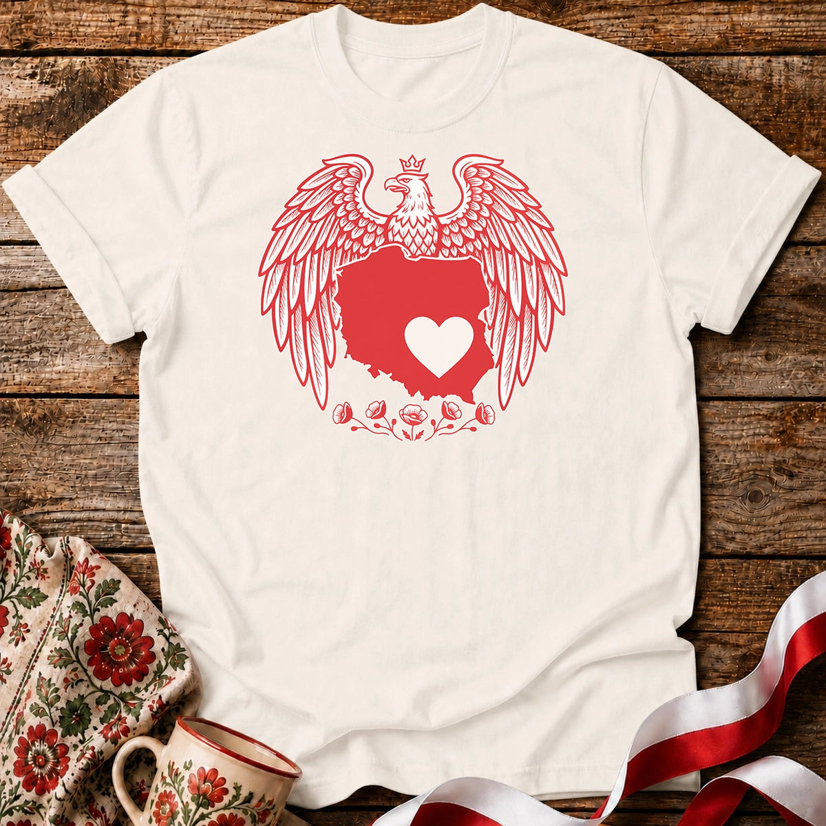 Poland at Heart Unisex T-Shirt