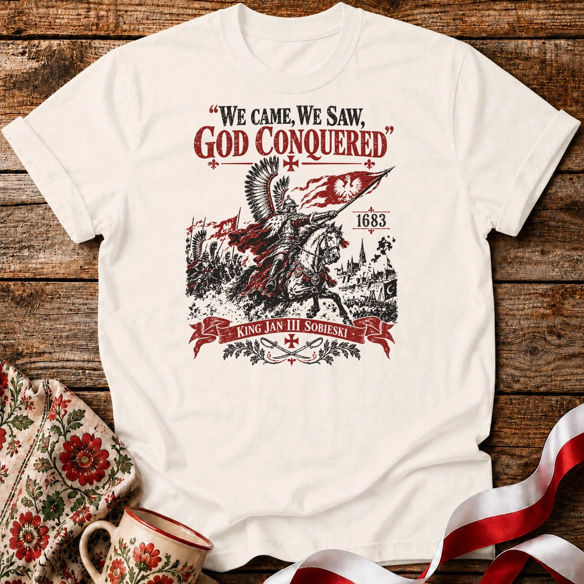 God Conquered 1683 Unisex T-Shirt