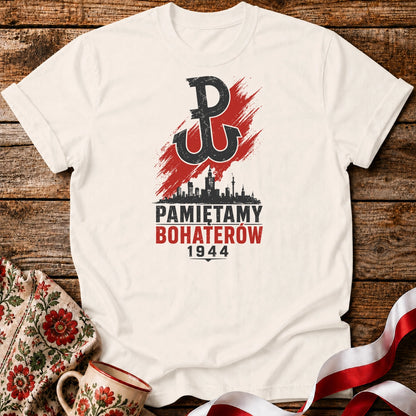 Pamiętamy Bohaterów 1944 Unisex T-Shirt