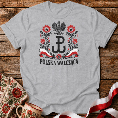 Polska Walcząca Folk Unisex T-Shirt