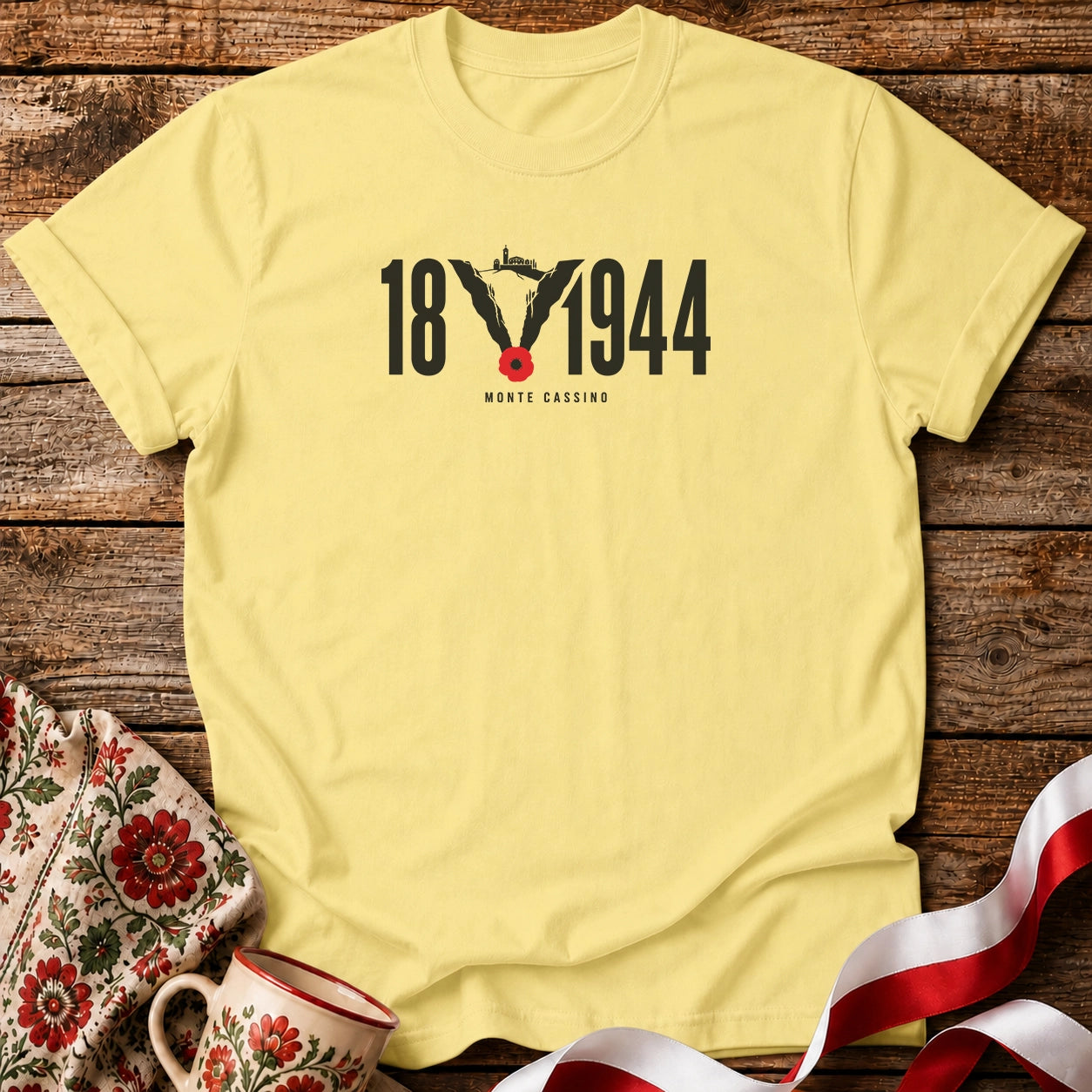 18 V 1944 Monte Cassino Unisex T-Shirt