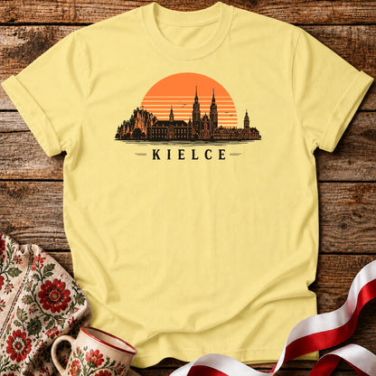 Kielce Sunset Skyline Polish City Unisex T-Shirt