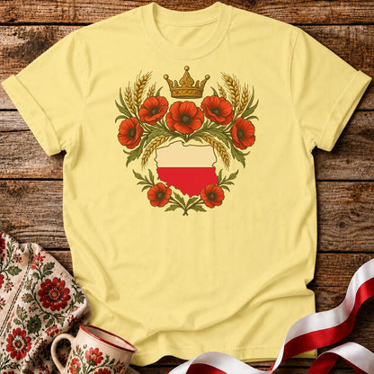 Crowned Polish Roots Unisex T-Shirt