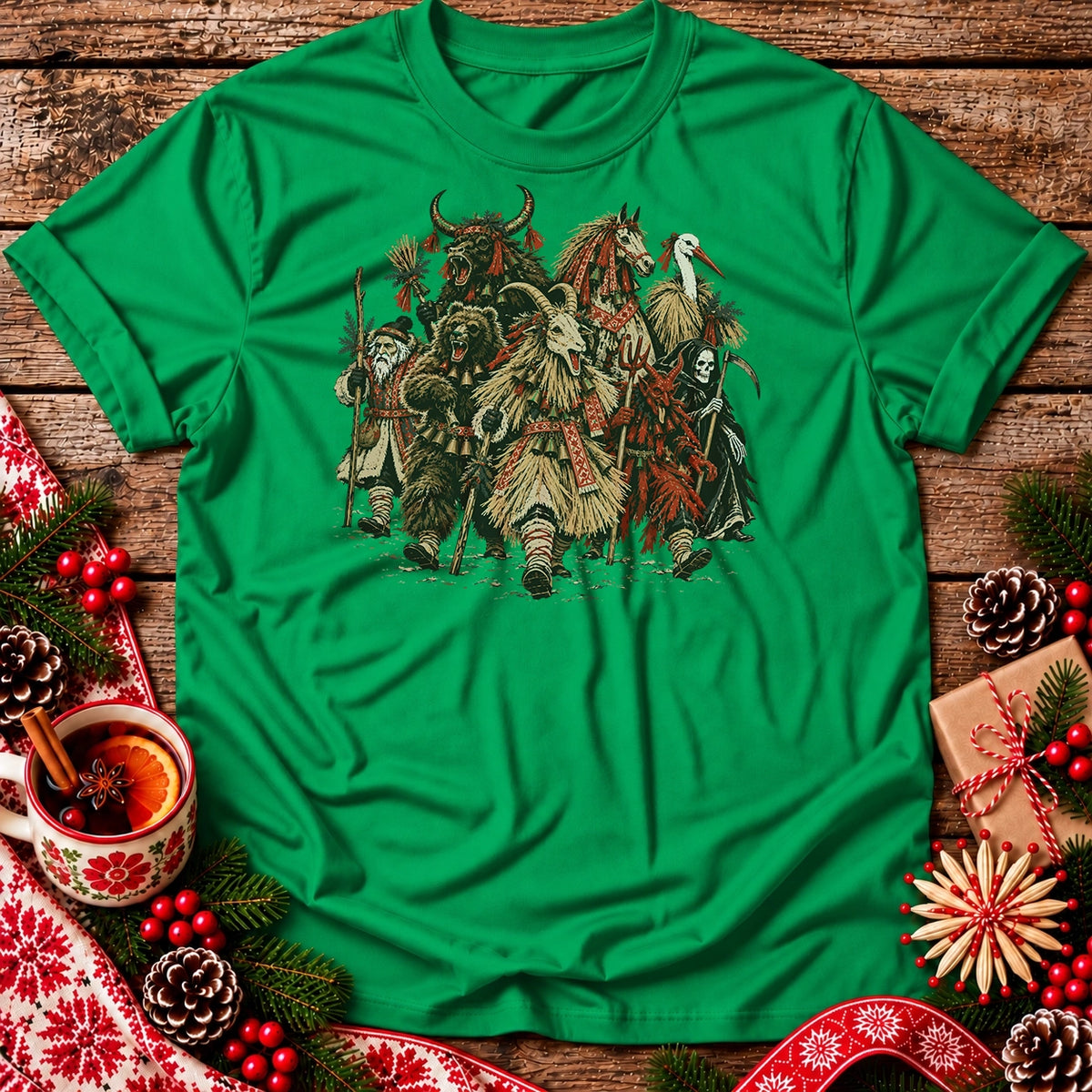 Polish Christmas Mummers – Kolędnicy Unisex T-Shirt
