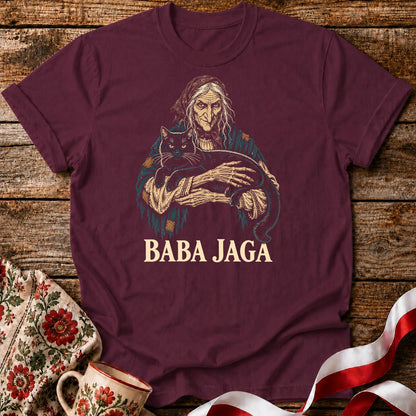 Baba Jaga Black Cat Unisex T-Shirt