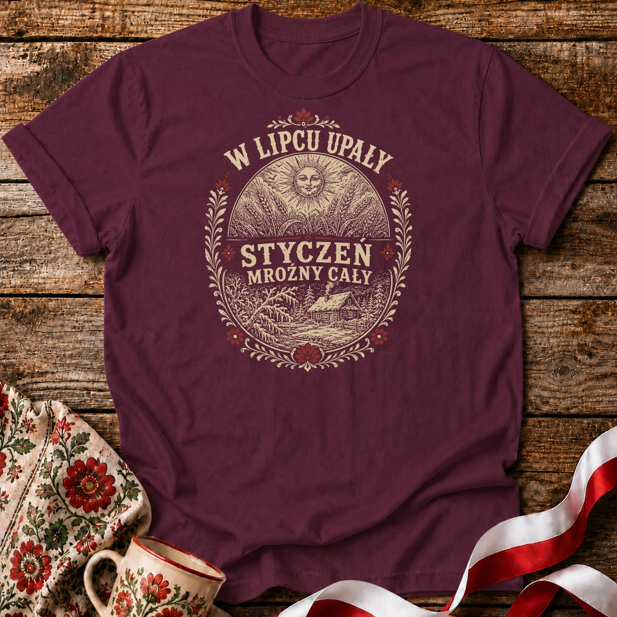 W Lipcu Upały Unisex T-Shirt