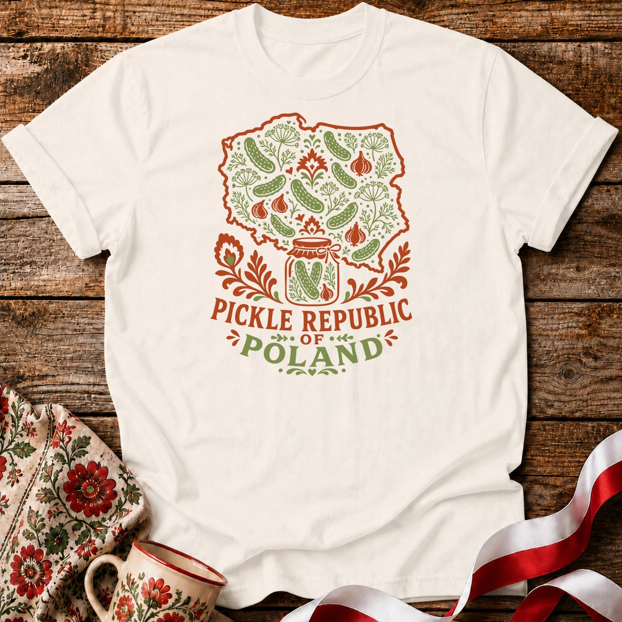 Pickle Republic of Poland Unisex T-Shirt