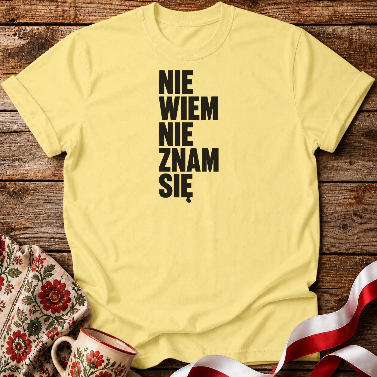 Nie Znam Się Unisex T-Shirt