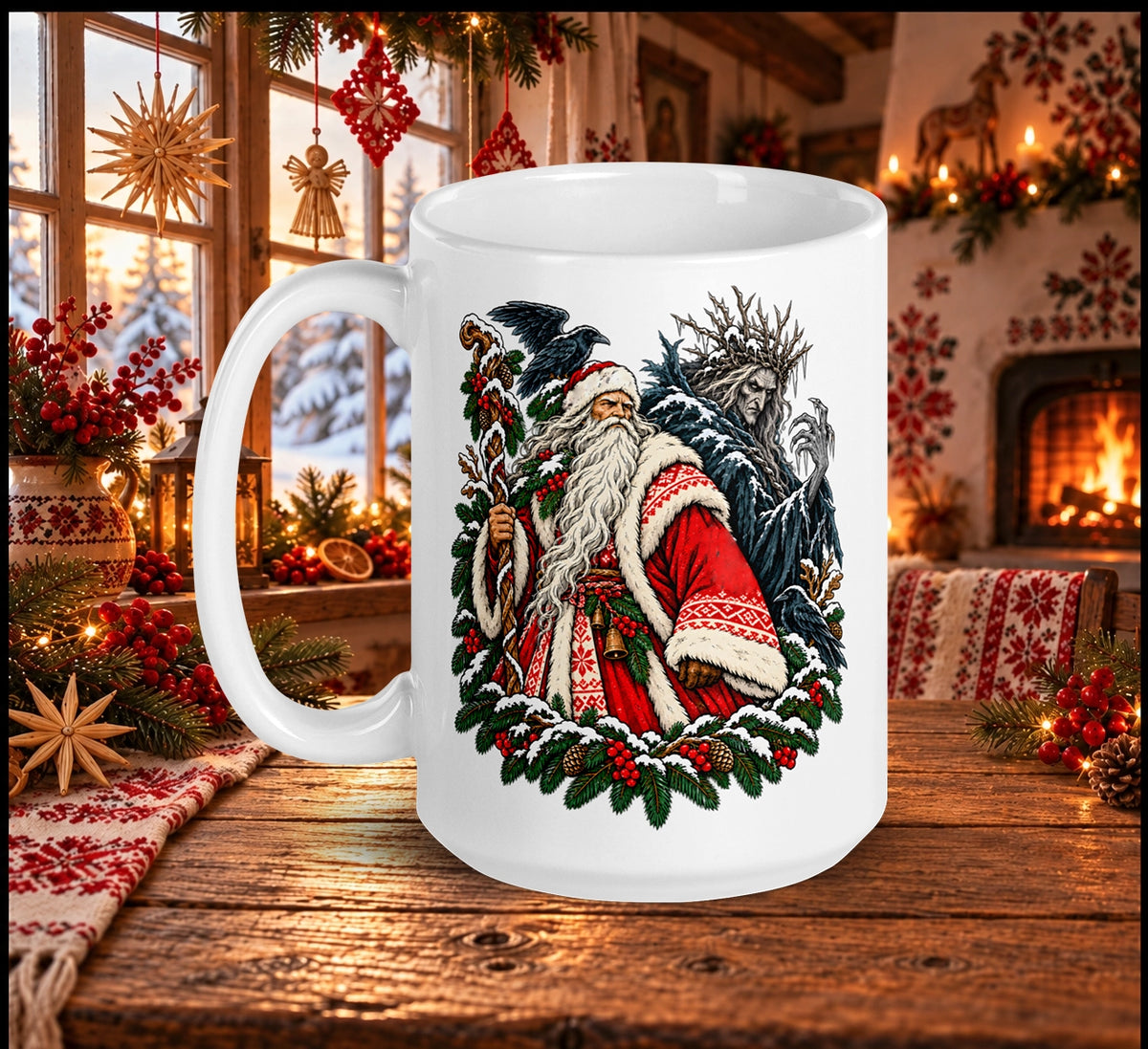 Ded Moroz Christmas Mug