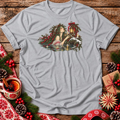 Christmas Rusalka by the Winter Water Unisex T-Shirt