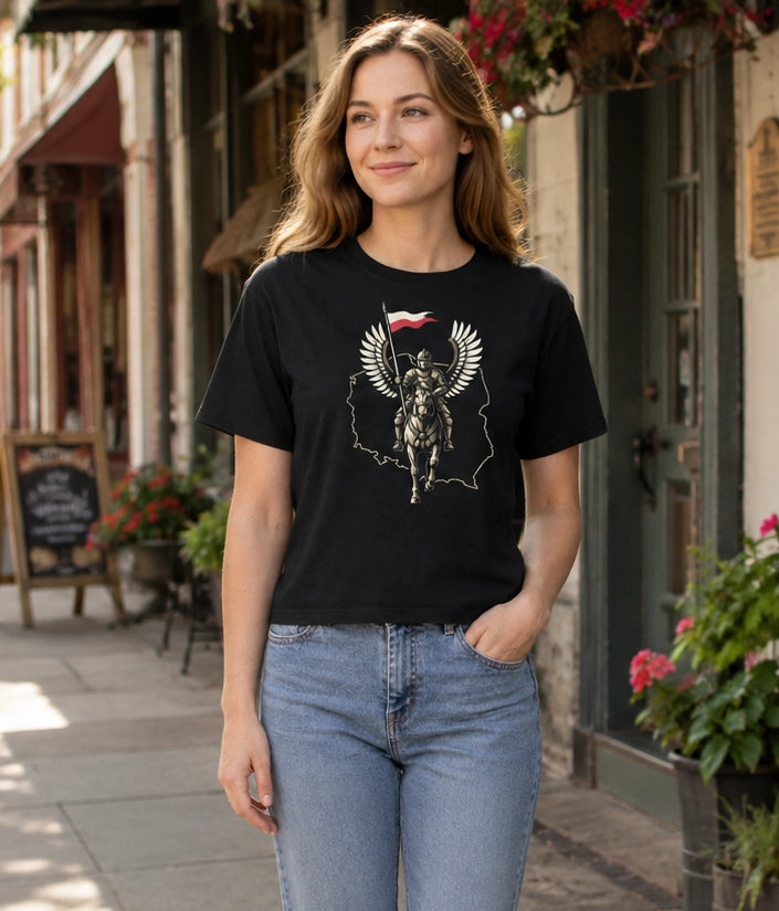 Polish Hussar Poland Women’s Heavyweight Boxy Tee