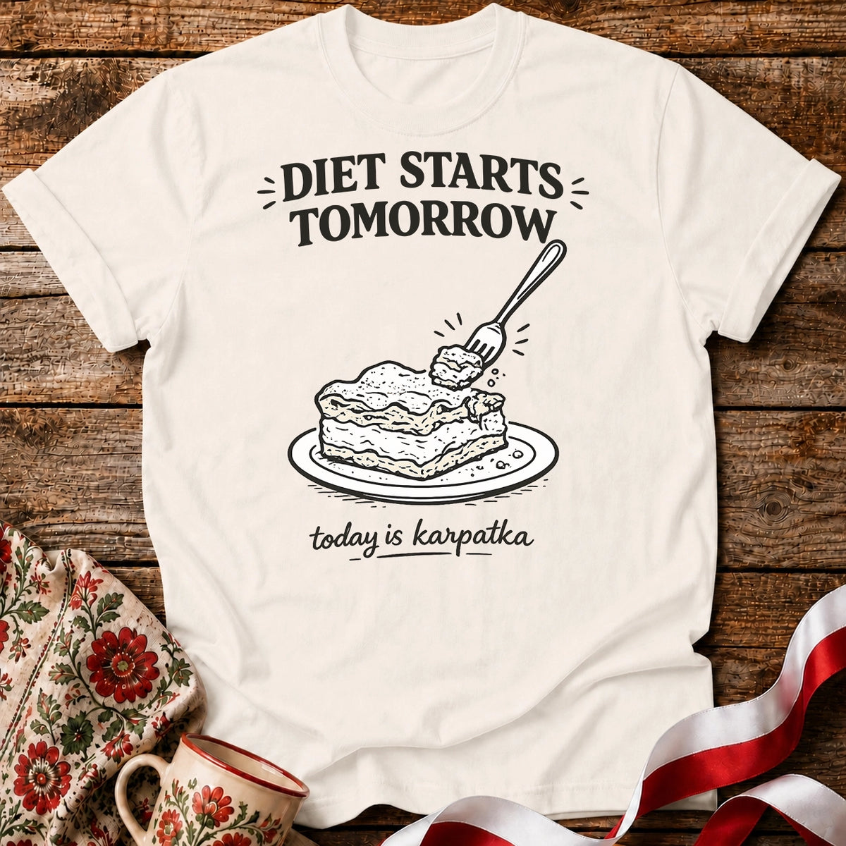The Diet Starts Tomorrow Unisex T-Shirt