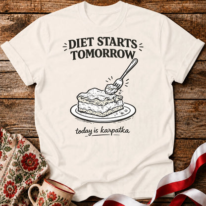 The Diet Starts Tomorrow Unisex T-Shirt