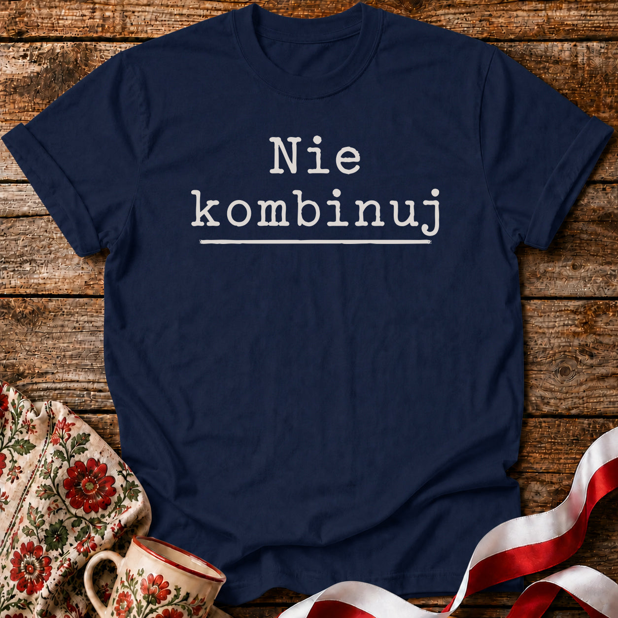 Nie Kombinuj Polish Saying Unisex T-Shirt