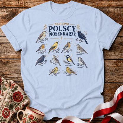 Polscy Piosenkarze Bird Choir Unisex T-Shirt