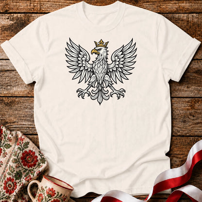 Crowned Eagle Minimal Unisex T-Shirt