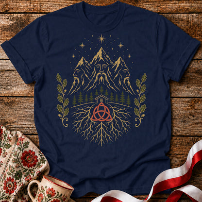 Triglav Triquetra Slavic Mythology Unisex T-Shirt