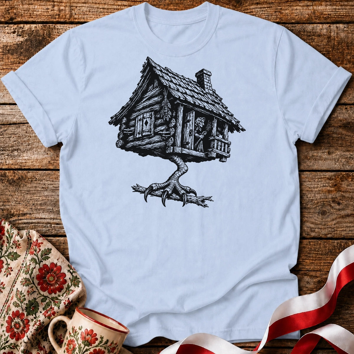 Baba Jaga Walking Hut Unisex T-Shirt