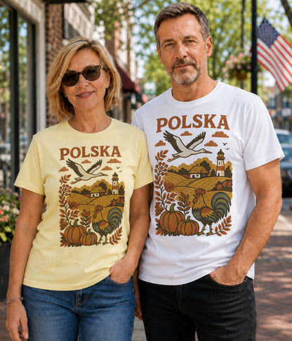 Polska Autumn Countryside Unisex T-Shirt