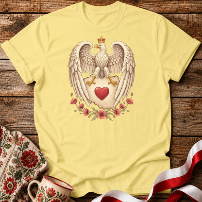 Polish Eagle With a Heart Unisex T-shirt