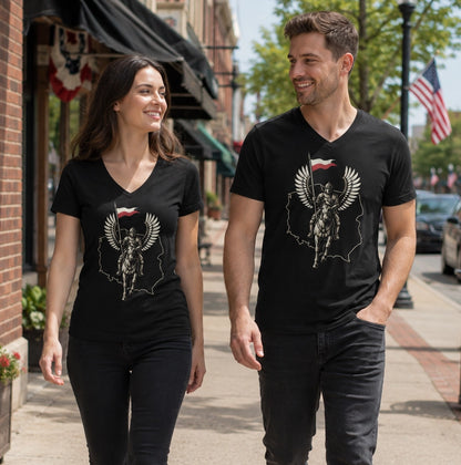 Polish Hussar Poland Unisex V-Neck T-Shirt