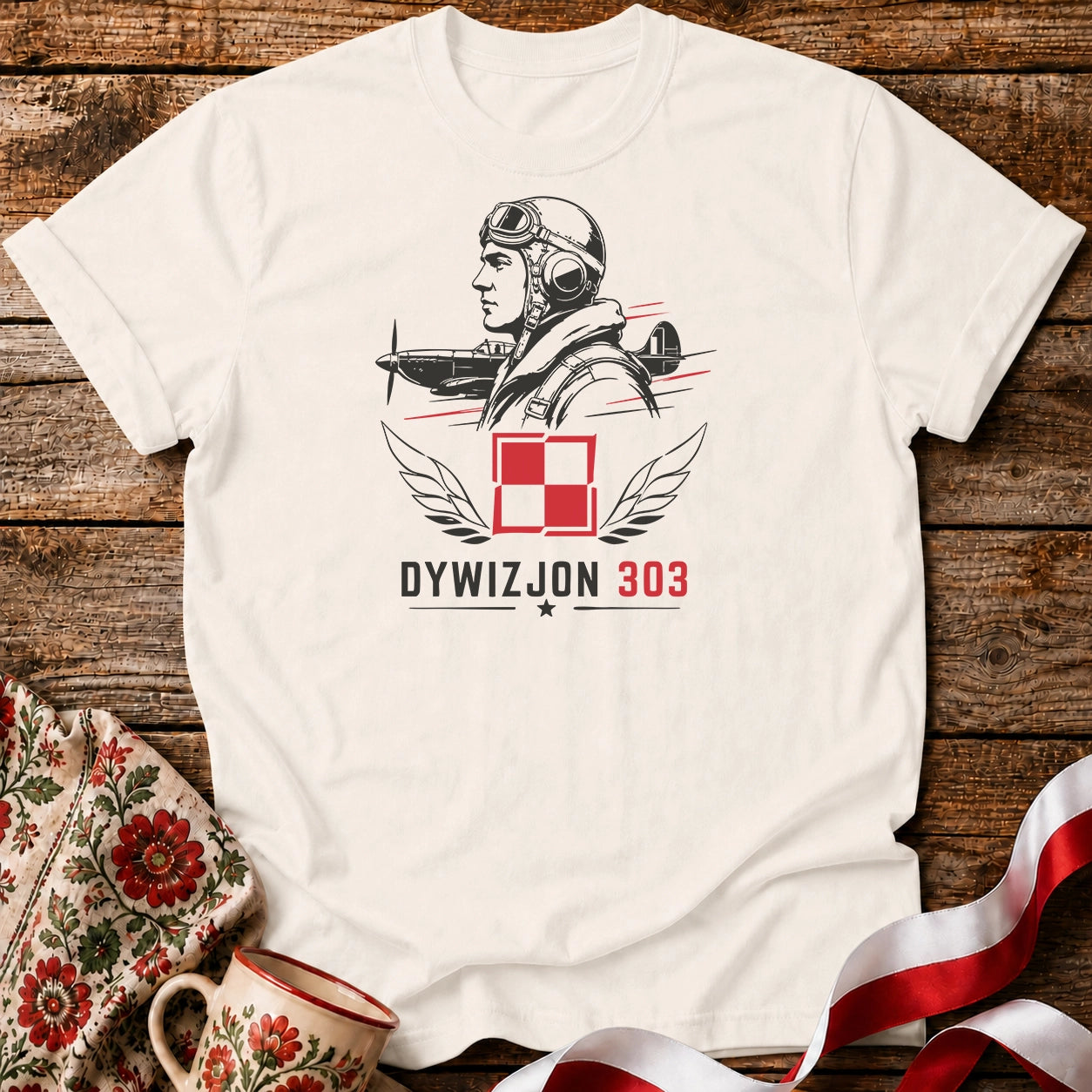 Dywizjon 303 Pilot Unisex T-Shirt
