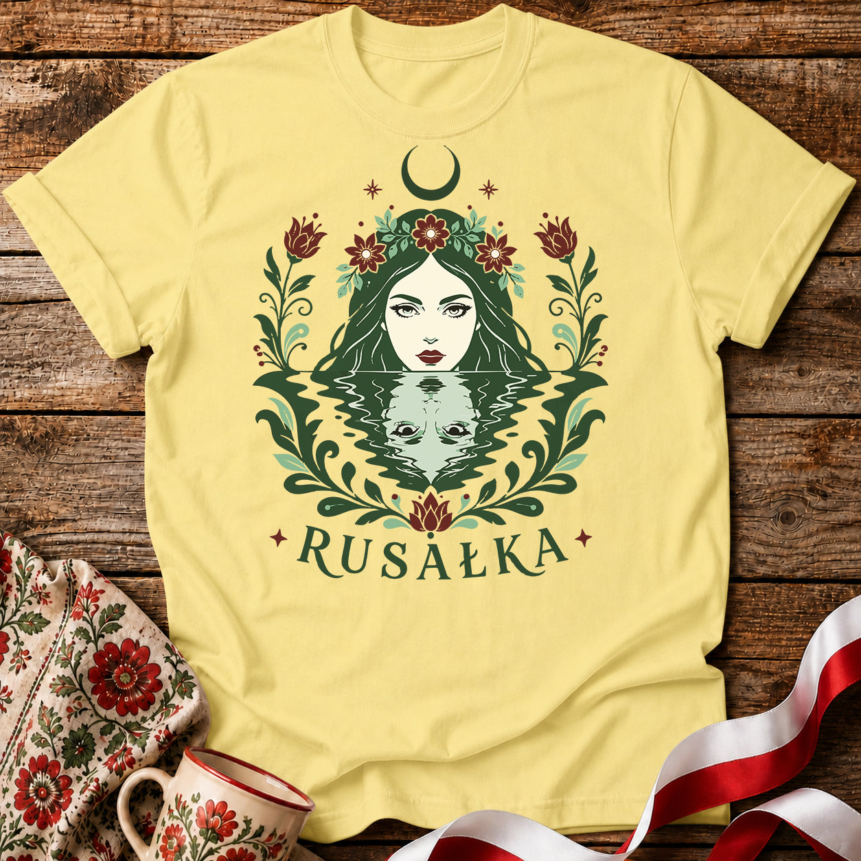 Rusalka Slavic Water Spirit Unisex T-Shirt