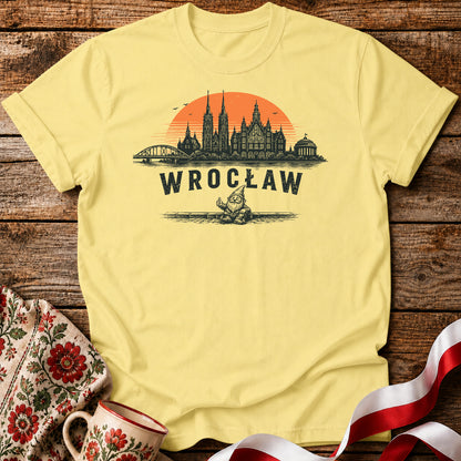 Wrocław Krasnal Skyline Polish City Unisex T-Shirt