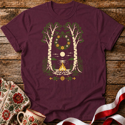 Noc Kupały Bonfire Unisex T-Shirt