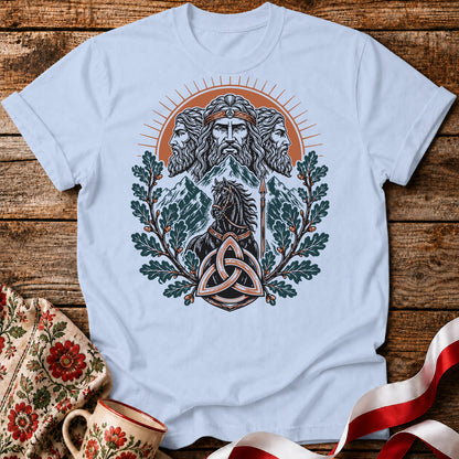 Triglav Triquetra Slavic Mythology Unisex T-Shirt
