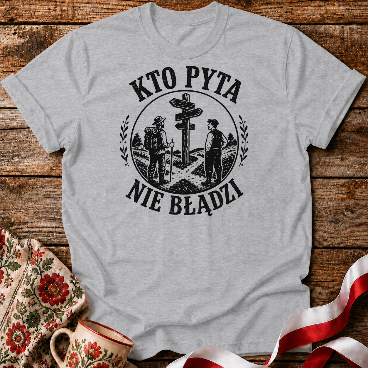 Kto Pyta Nie Błądzi Unisex T-Shirt