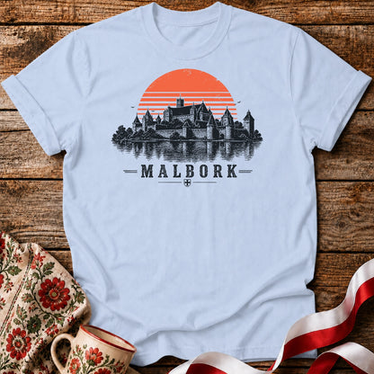 Malbork Sunset Castle Polish City Unisex T-Shirt