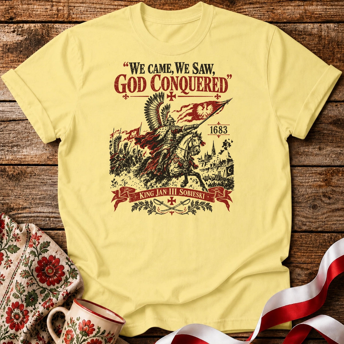 God Conquered 1683 Unisex T-Shirt