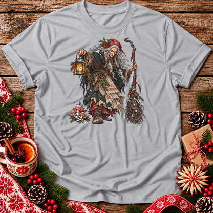 Christmas Baba Yaga with Lantern Unisex T-Shirt