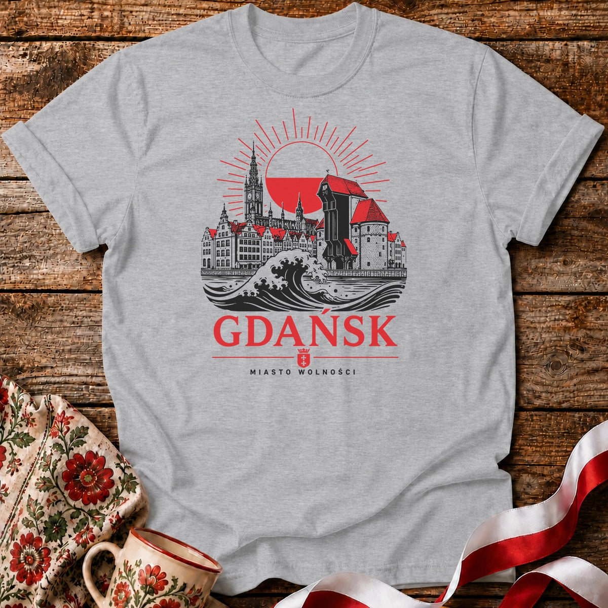 Gdańsk Miasto Wolności Unisex T-Shirt