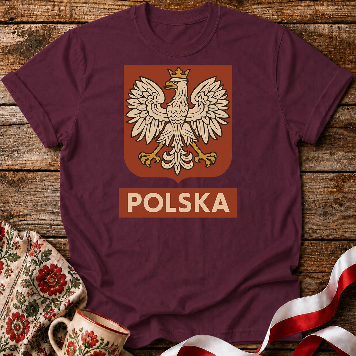 Polish Eagle Crest Unisex T-Shirt